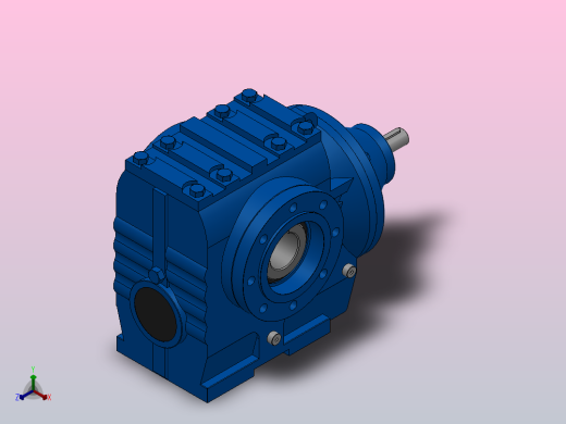 SAZS87轴输入的斜齿-蜗轮蜗杆减速机SAZ87S87-11.83-M1-A
