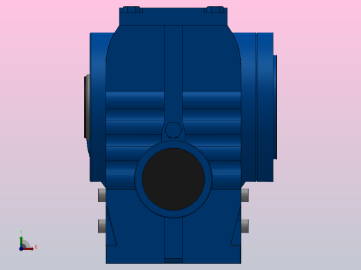SAZS87轴输入的斜齿-蜗轮蜗杆减速机SAZ87S87-11.83-M1-A前视缩略图