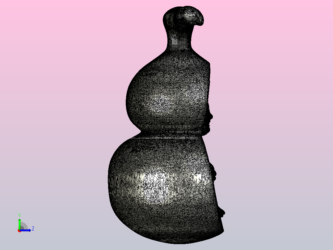 17弥勒佛葫芦左视图