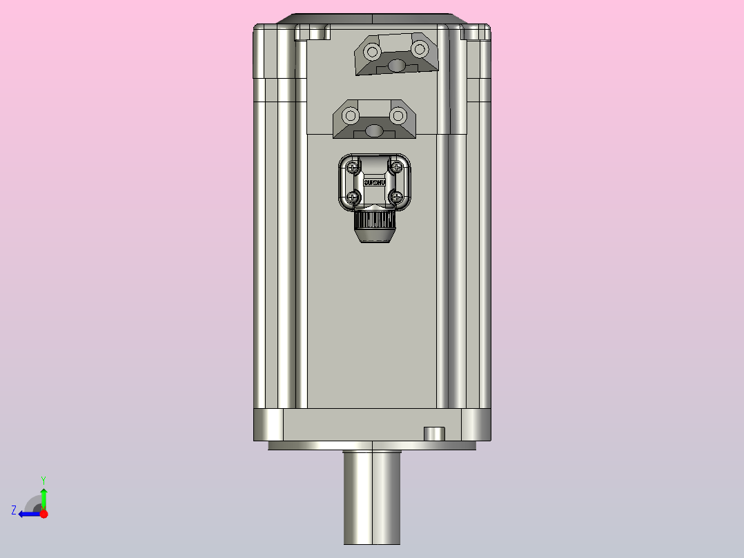 大研伺服电机-ACL80C750W4-2500M-48-19-BK右视图