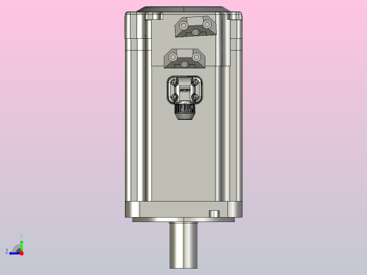 大研伺服电机-ACL80C750W4-2500M-48-19-BK右视缩略图
