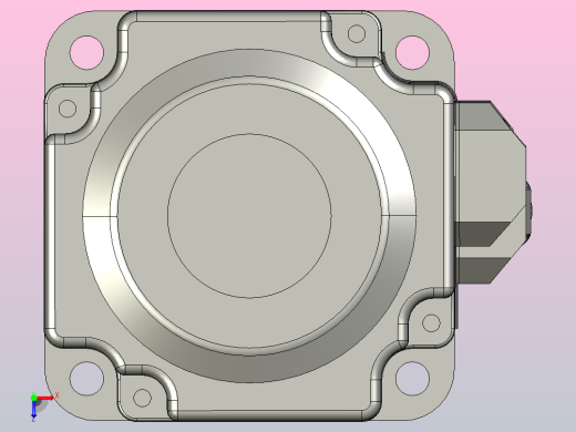 大研伺服电机-ACL80C750W4-2500M-48-19-BK俯视缩略图