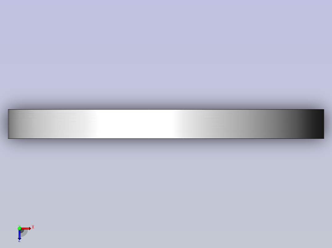 GB／T894。1轴用弹性挡圈A型5(65Mn)俯视图