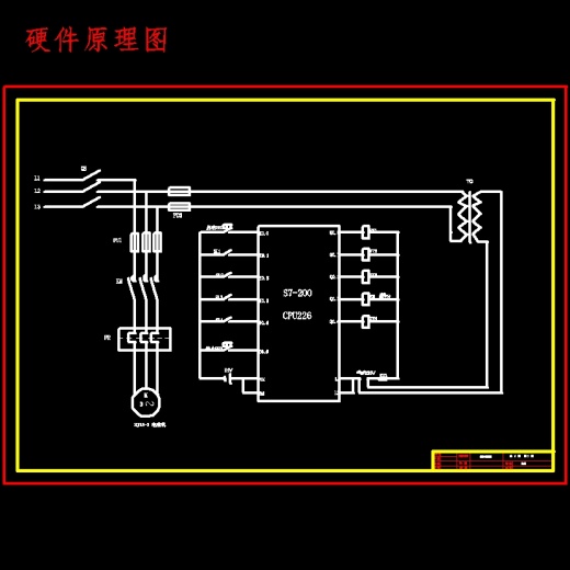 基于PLC的多种液体混合监控系统设计含3张CAD图缩略图
