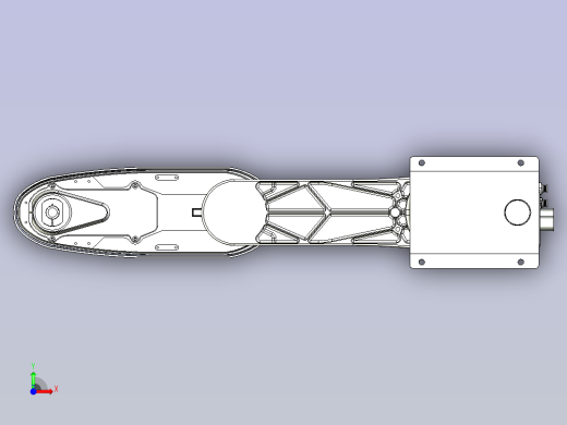 华数机器人HSR-SR6600三维模型前视缩略图