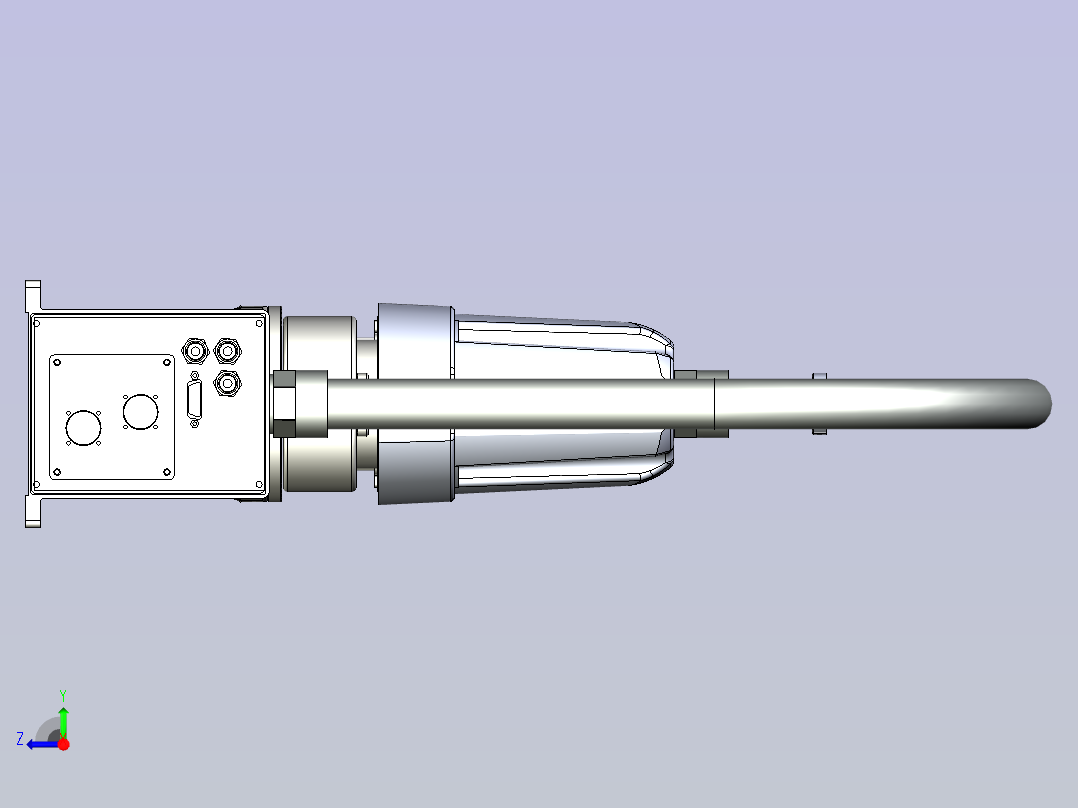 华数机器人HSR-SR6600三维模型右视图