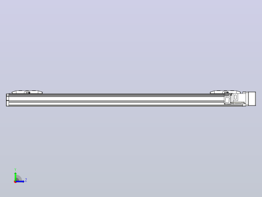 滚珠丝杠线性轴TPA-GCRS-50-1205C-L300-MR-M10-N3左视缩略图