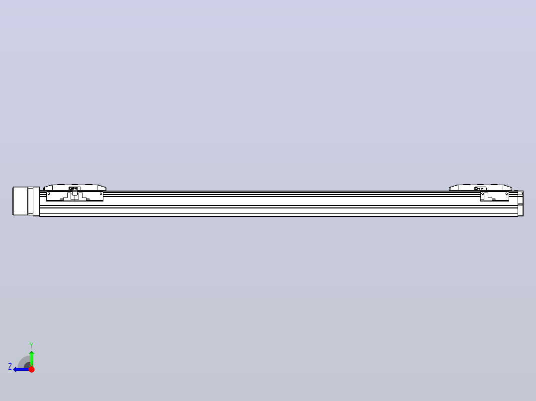 滚珠丝杠线性轴TPA-GCRS-50-1205C-L300-MR-M10-N3右视图