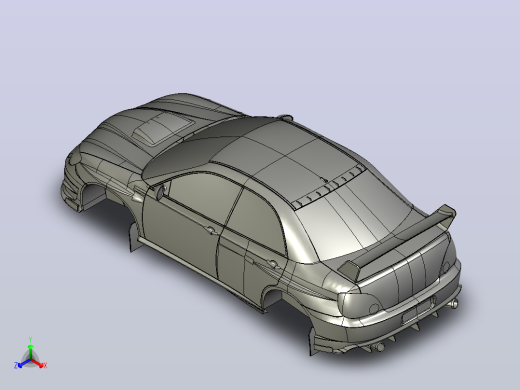 斯巴鲁 impreza 2006 SolidWorks  igs stp
