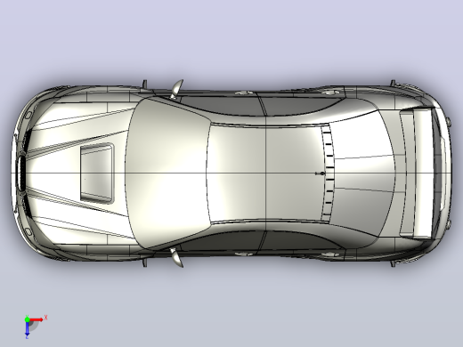 斯巴鲁 impreza 2006 SolidWorks  igs stp俯视缩略图