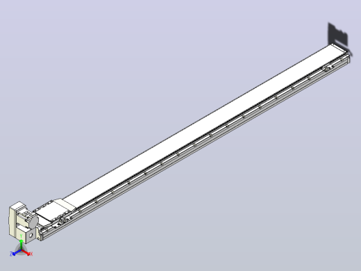 机器人皮带驱动直线轴TPA-GCB-120-P70-L1600-LU-M20-N3正等轴测缩略图