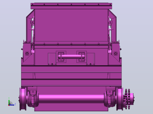 100U21Z-5,6 B=1000 L=18000 重型配仓带式输送机左视缩略图
