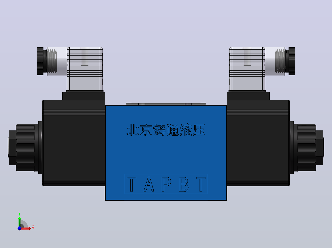 4WE10E 电磁换向阀220V前视图