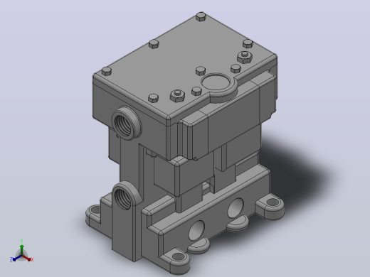 高温型二位四通截止式单气控换向阀[Q24JQ(G)-L15]
