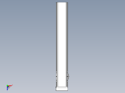 日规模组半封闭丝杆TPA-HNR-110D-1610C-L600-MP-Y-P40-N3俯视缩略图