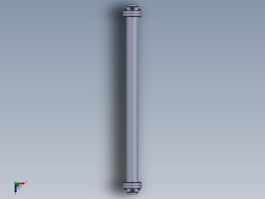 JE21管状联轴器模型俯视缩略图