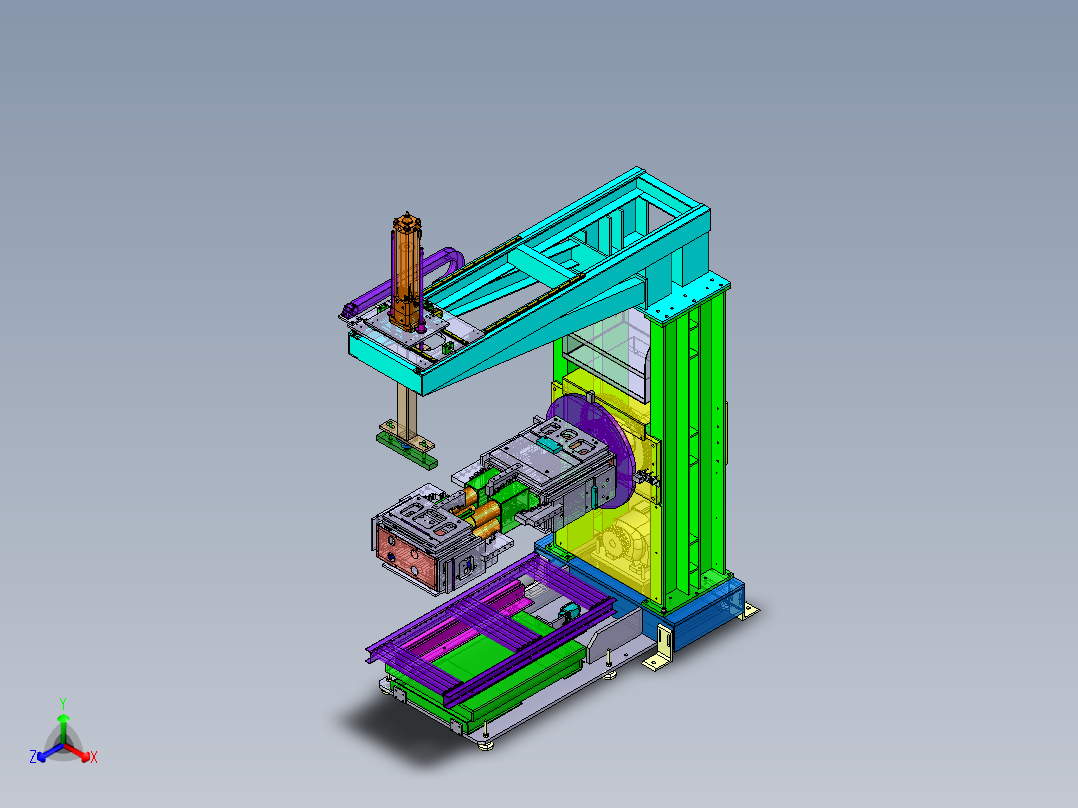 高压进线屏倍数焊接夹具CATIA