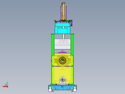 高压进线屏倍数焊接夹具CATIA后视缩略图