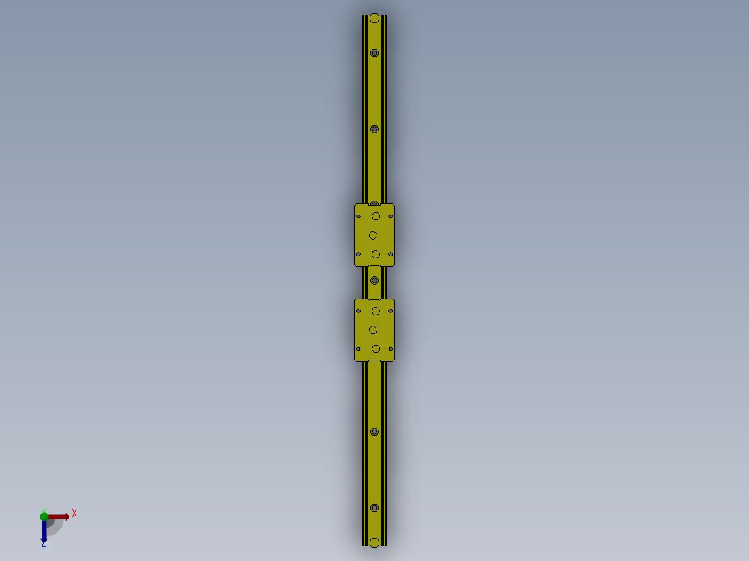 多点位置滑动组件俯视图