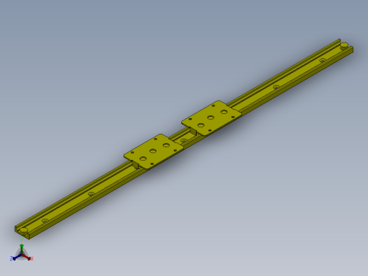 多点位置滑动组件正等轴测缩略图