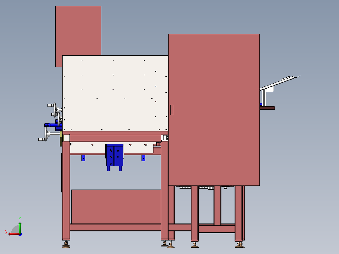 T4 滚筒底阀压装设备后视图