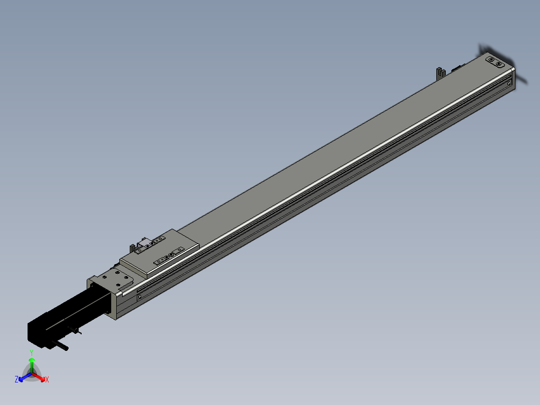 Toyo东佑达直线模组-ECH6-650-BC+煞車-反主视图