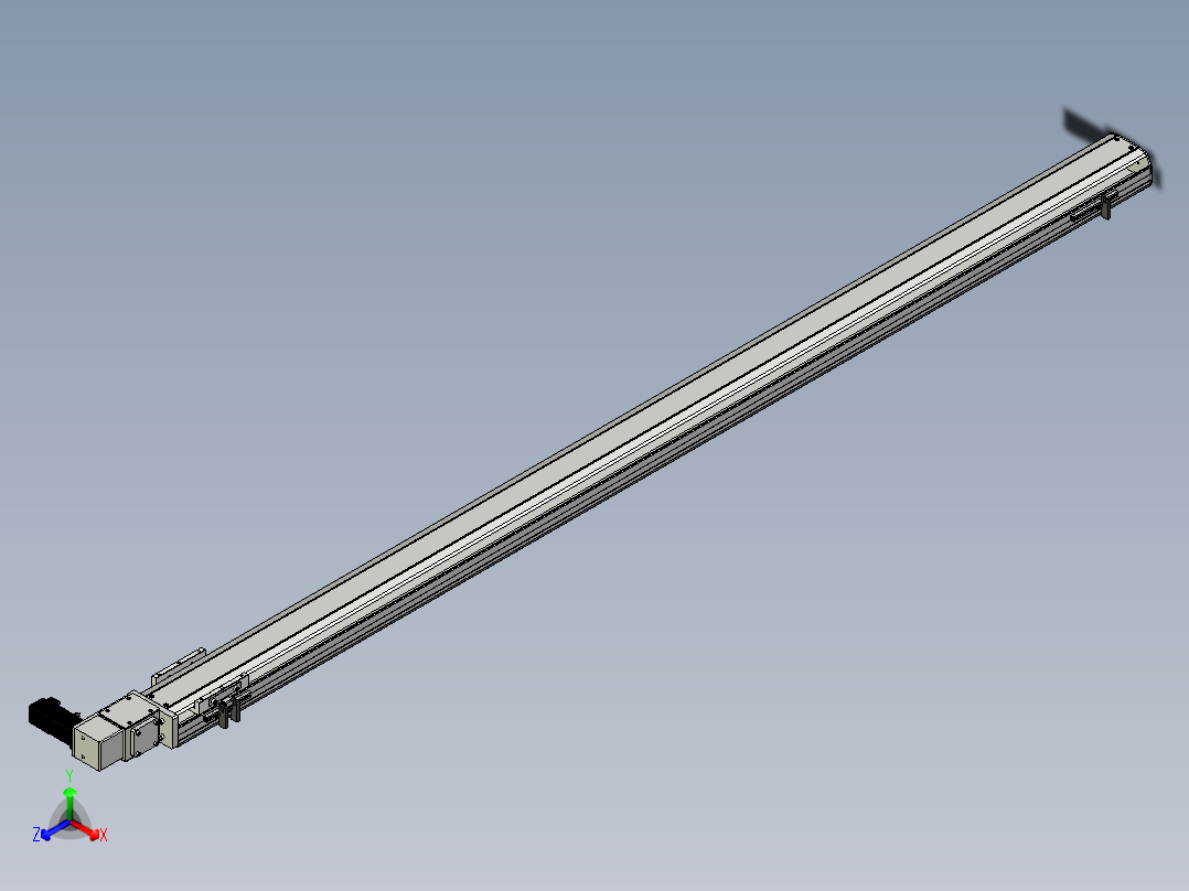 Toyo东佑达直线模组-ETB10-1950-R主视图
