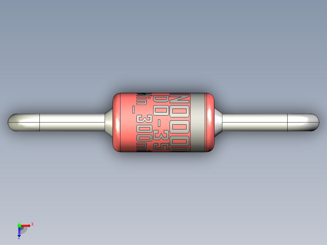 轴向二极管-DO-35_Min_300mil_rev1.1俯视图