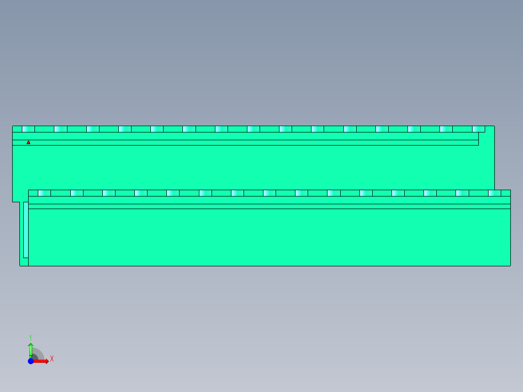 DEGSON 2EDG 系列 5.08mm 可插拔接线端子组-2EDGRT-5.08-30P-14-00AH前视图