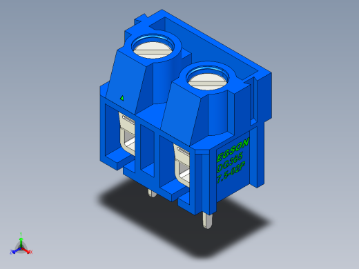 DEGSON DG365 系列 7.5mm 接线端子-DG365-7.5-02P-12-00AH