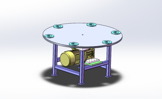 旋转工作台3D设计缩略图