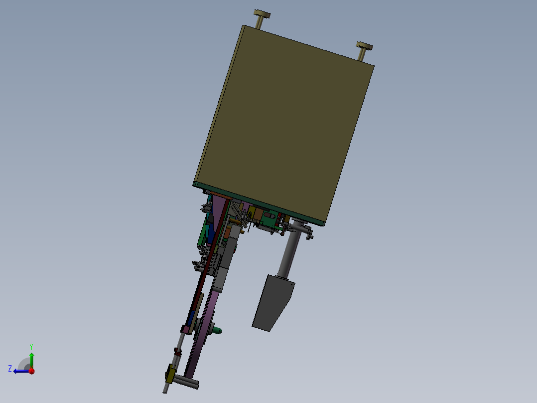 电子产品制造设备-插针自动机右视图