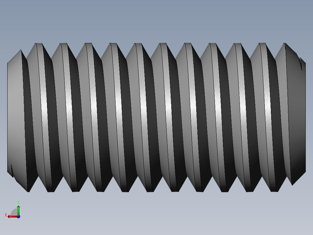 DIN 913-ISO 4026 固定螺钉-M3 L=6.SLDPRT后视图