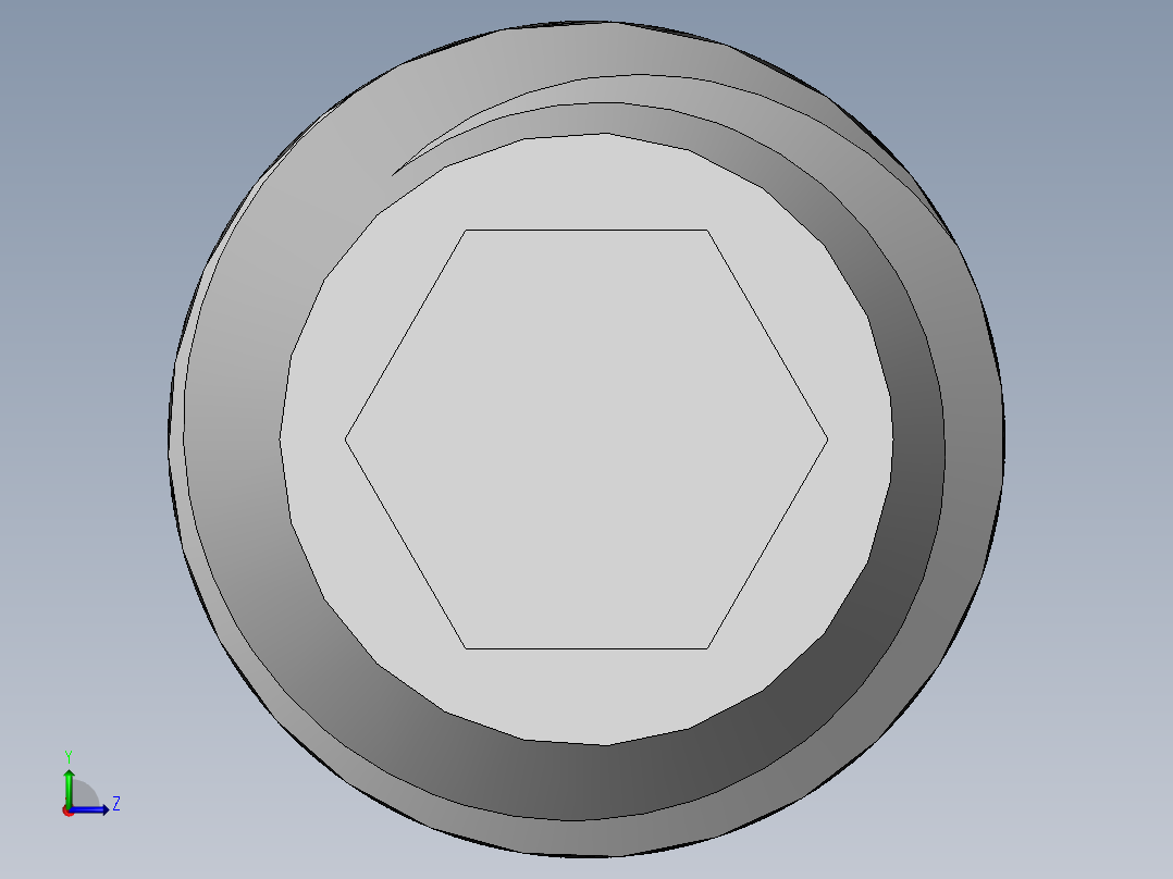 DIN 913-ISO 4026 固定螺钉-M3 L=6.SLDPRT左视图