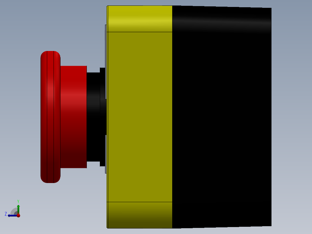 紧急制动按钮右视图