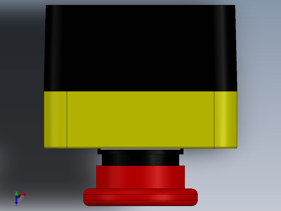 紧急制动按钮俯视图