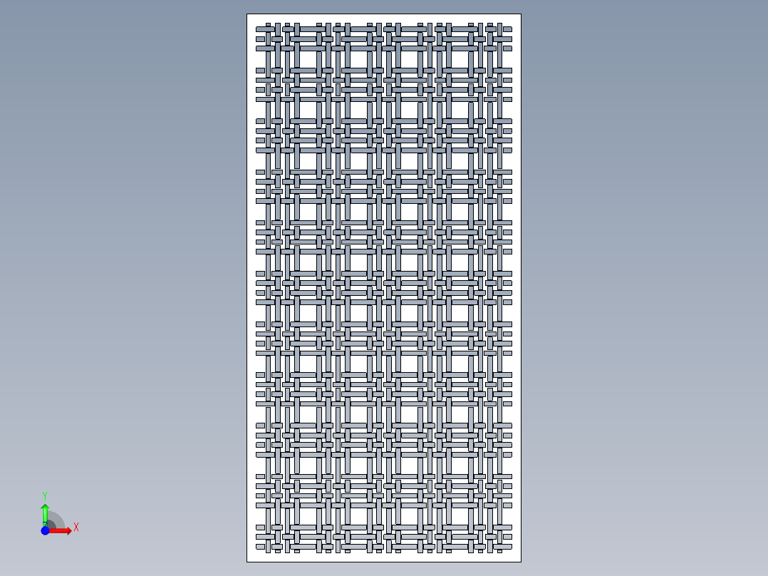 激光切割面板4前视图