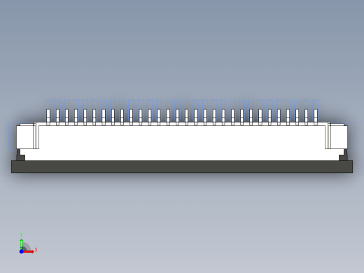 连接器 SM-FFC3B05-30-T前视缩略图