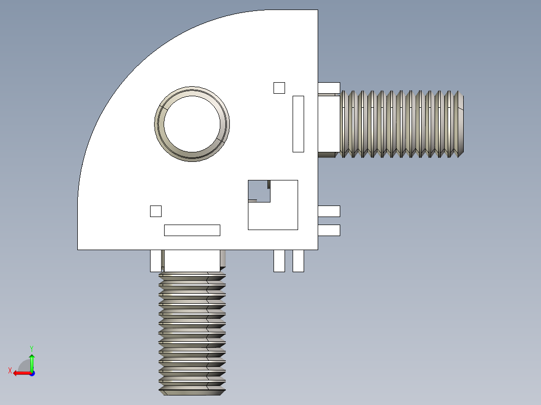 型材-BR 45X45 CORNER BRACKET 3842519321后视图