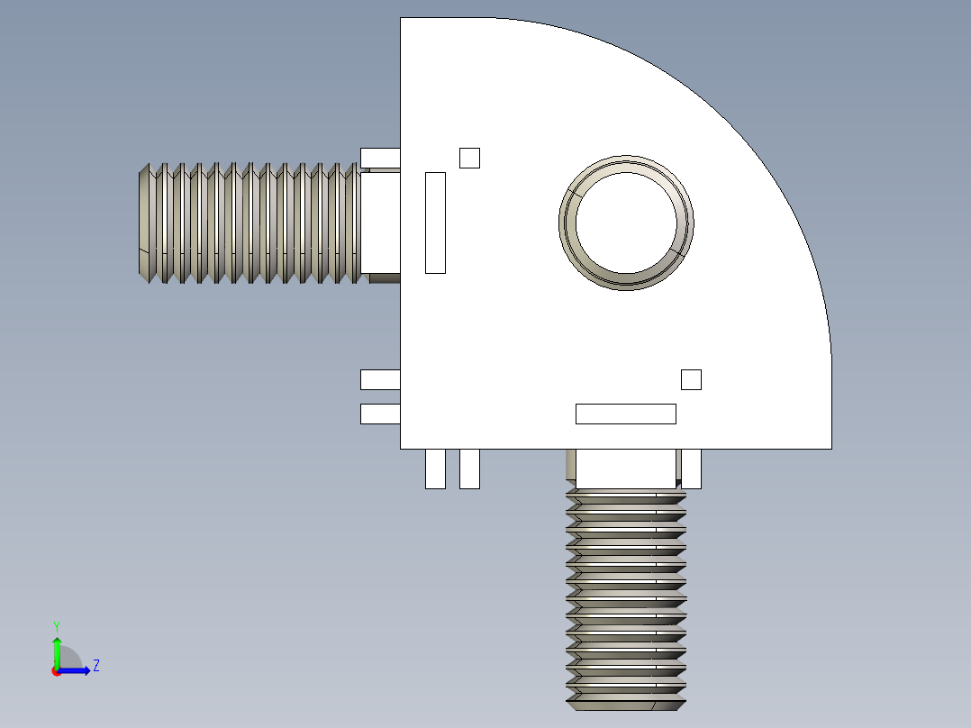 型材-BR 45X45 CORNER BRACKET 3842519321左视图