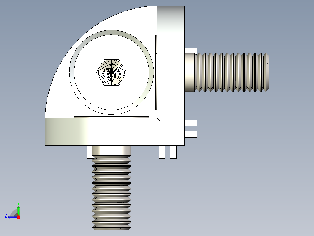 型材-BR 45X45 CORNER BRACKET 3842519321右视图