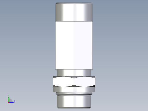 卡套式工业通用硬管接头EO_Adjustable_locknut_run_tee_LEE25SMOROMDCF左视缩略图