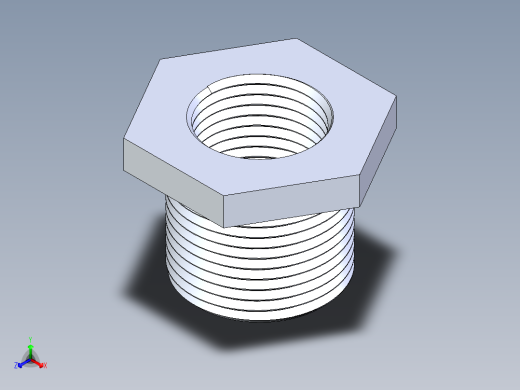 聚氯乙烯配件18-Sch80_ReducerBushing_MPTxFPT_839-101_0.75in x 0.5in正等轴测缩略图