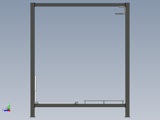 服务器机房走道右视缩略图