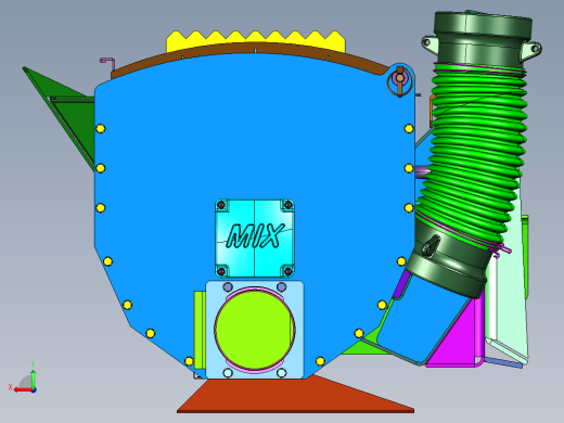 轻型超高性能水泥搅拌机后视缩略图