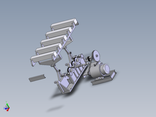 步进送料机传动系统设计（带三维图及仿真）143052