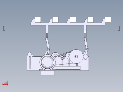 步进送料机传动系统设计（带三维图及仿真）143052后视缩略图