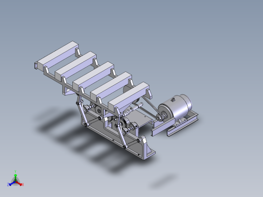步进送料机传动系统设计（带三维图及仿真）143052正等轴测缩略图