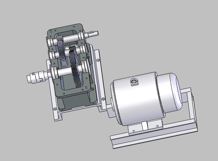 步进送料机传动系统设计（带三维图及仿真）143052