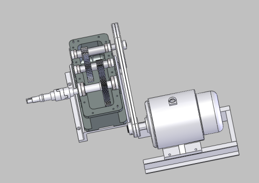 步进送料机传动系统设计（带三维图及仿真）143052缩略图